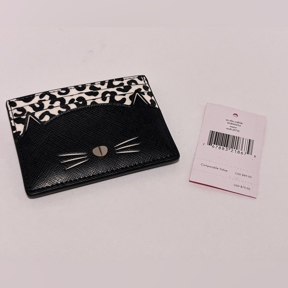 kate spade Handbags - NWT - kate spade meow card holder